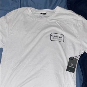 White Brixton T Shirt
